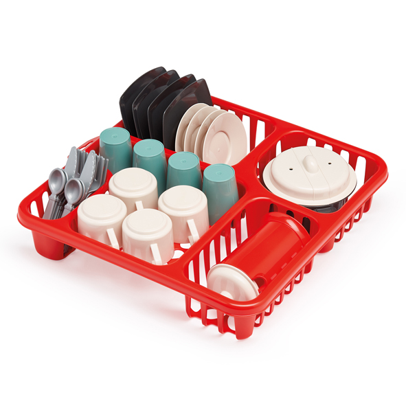 Egouttoir carré garni 30 cm