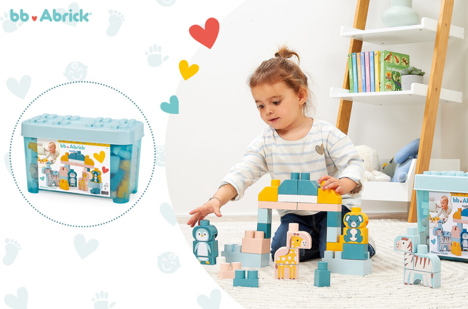 Baril de briques zoo - 55 pcs