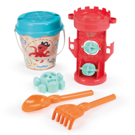 Seau 17 cm moulin garni pirate