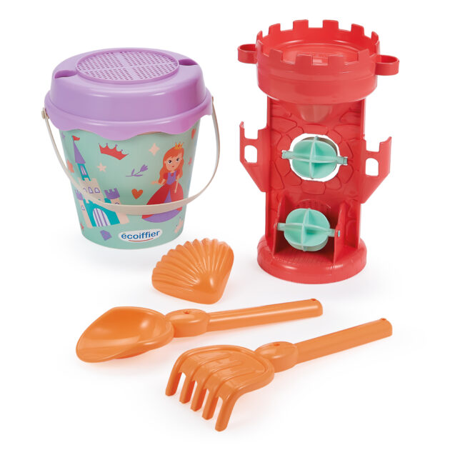 Seau 17 cm moulin garni princesse