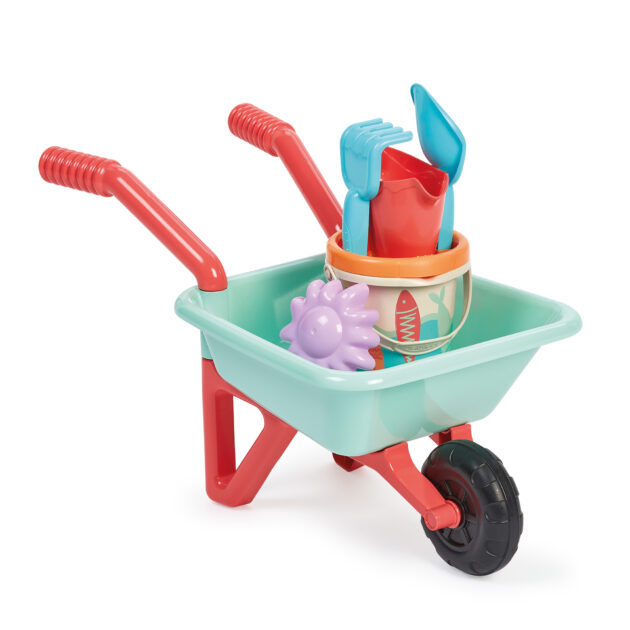 Brouette de plage garnie