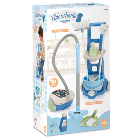 Chariot ménage + aspirateur traineau